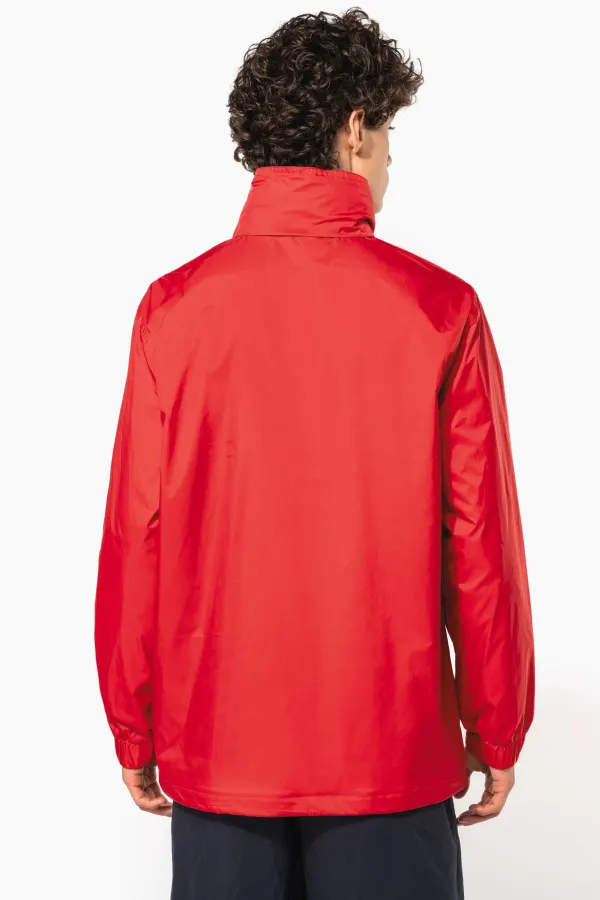 Coupe-vent doublé homme porté — vue 1