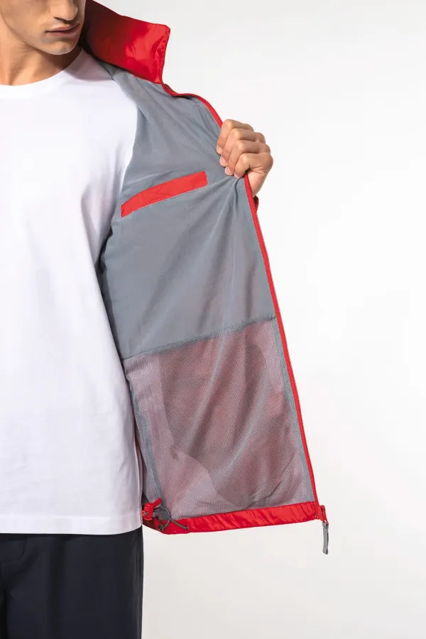 Coupe-vent doublé homme porté — vue 4