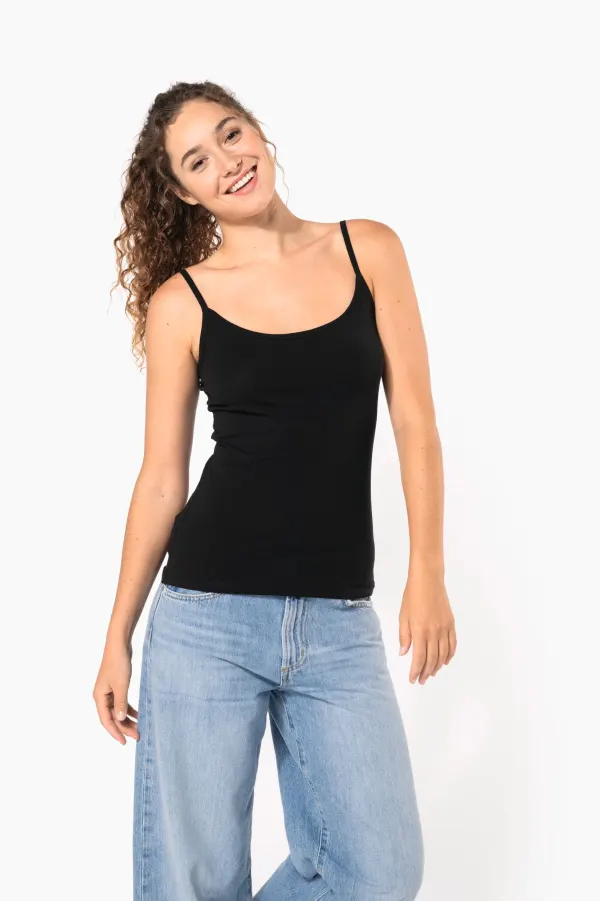 Débardeur à bretelles femme porté — vue 3