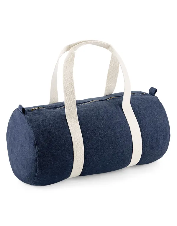 Denim Barrel Bag porté — vue 3
