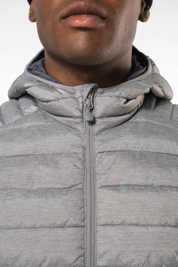 Doudoune légère capuche homme porté — vue 3