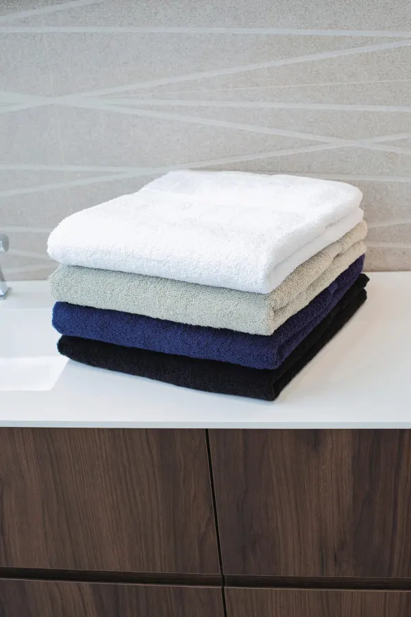 Drap de bain porté — vue 1