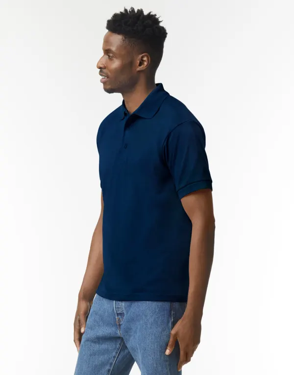 DryBlend Adult Jersey Polo porté — vue 1