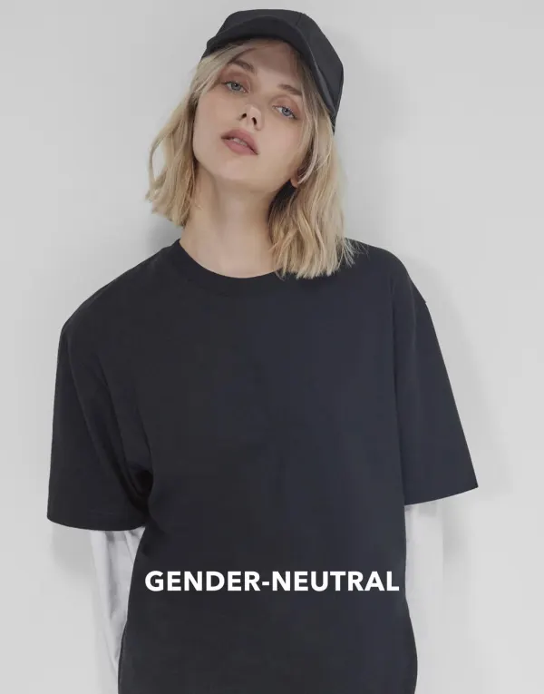 #E220 Oversized T-Shirt porté — vue 3
