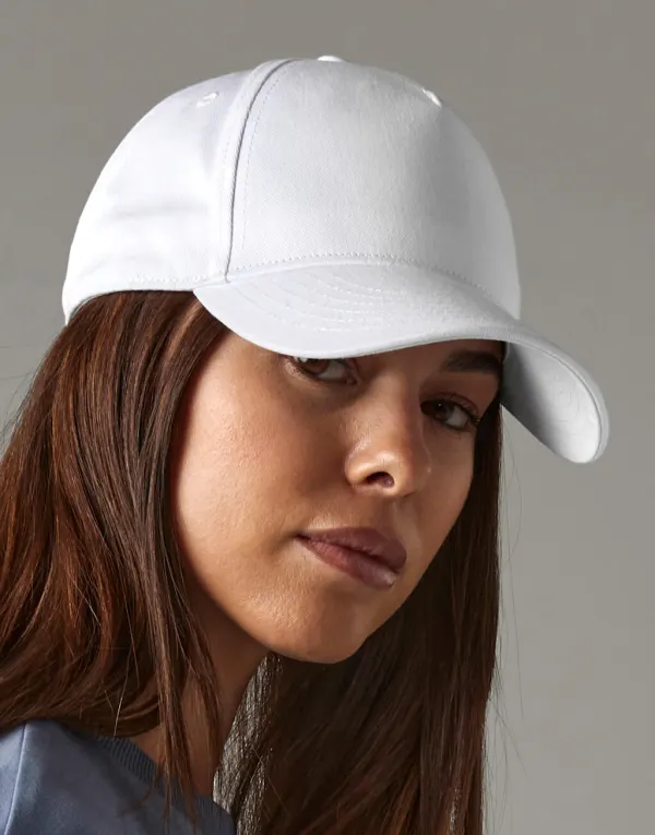 EarthAware® Clas. Org. Cotton 5 Panel Cap porté — vue 1