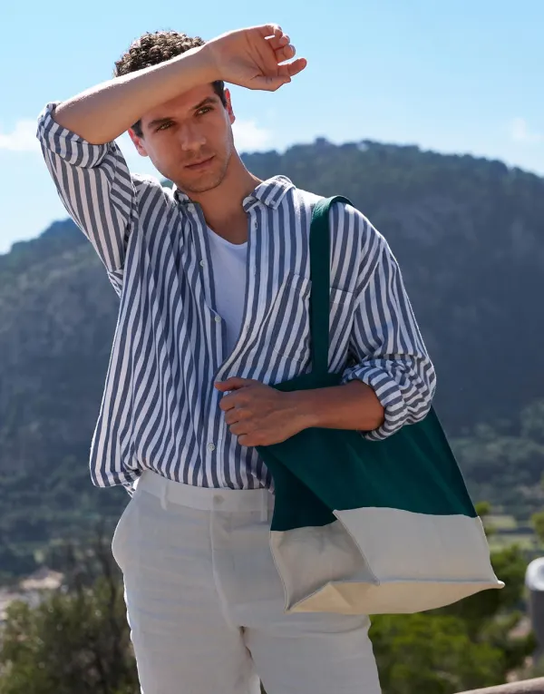 EarthAware® Organic Contrast Shopper porté — vue 3