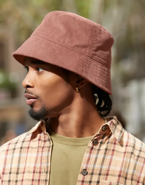 EarthAware® Organic Cord Bucket Hat porté — vue 1