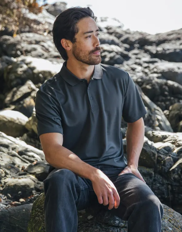 Eclipse Mens H2X DRY Polo porté — vue 2