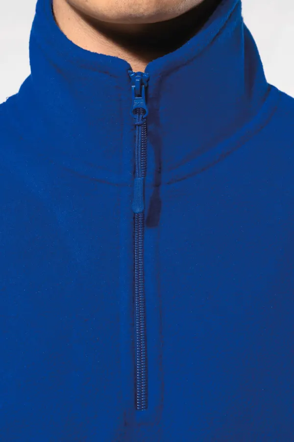 Enzo > Micropolaire col zippé homme porté — vue 2