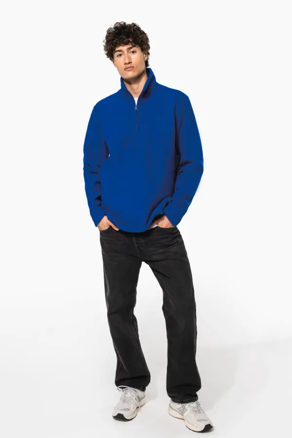 Enzo > Micropolaire col zippé homme porté — vue 4