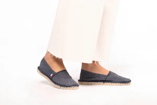 Espadrilles unisexe Made in France porté — vue 2