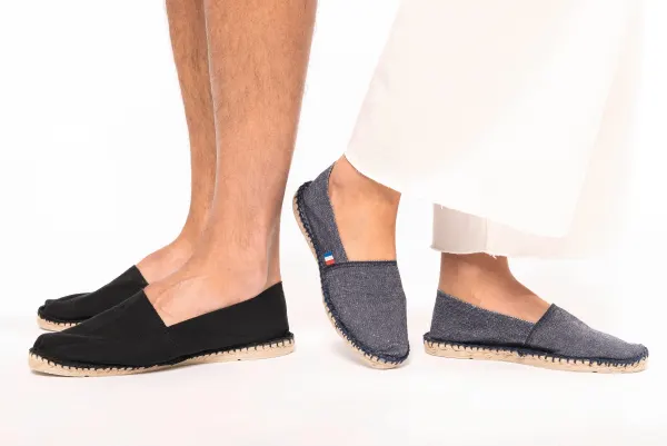 Espadrilles unisexe Made in France porté — vue 3