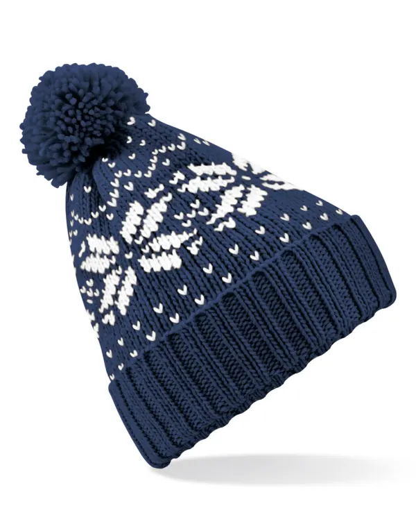 Fair Isle Snowstar® Beanie porté — vue 1