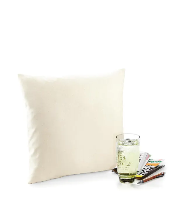 Fairtrade Cotton Canvas Cushion Cover porté — vue 3