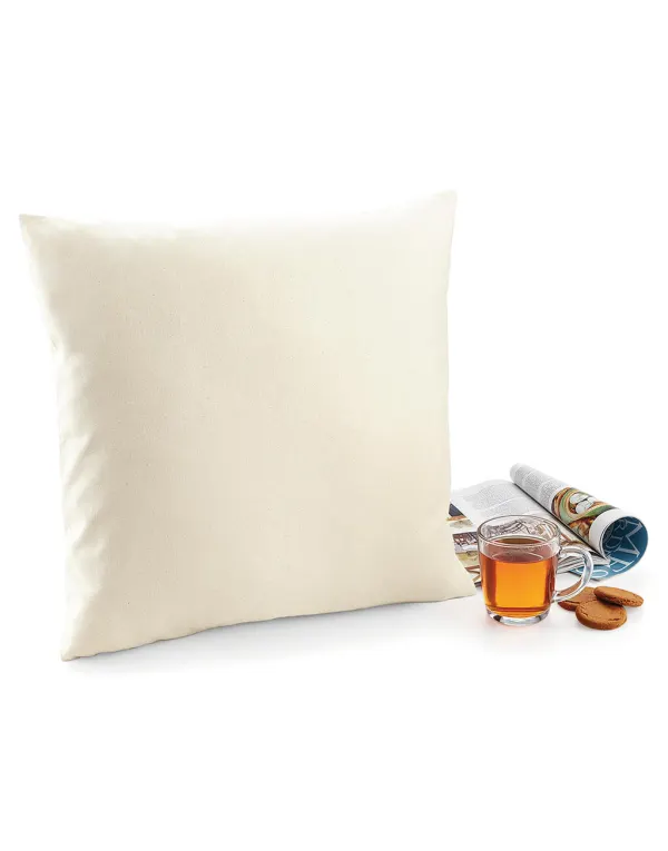 Fairtrade Cotton Canvas Cushion Cover porté — vue 4