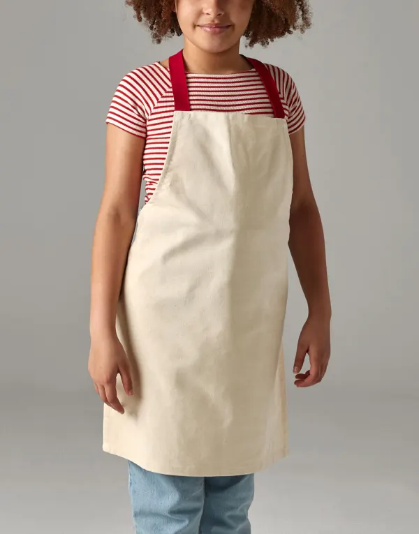FairTrade Cotton Junior Craft Apron porté — vue 1