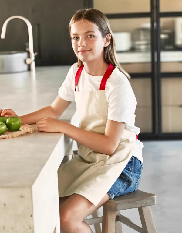 FairTrade Cotton Junior Craft Apron porté — vue 2