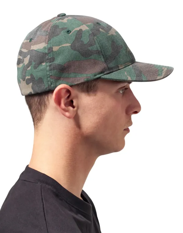 Flexfit Garment Washed Camo (6977CA) porté — vue 2