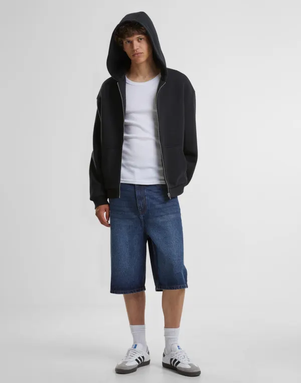 Fluffy Zip Hoody porté — vue 2