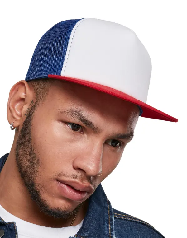 Foam Trucker with White Front porté — vue 3