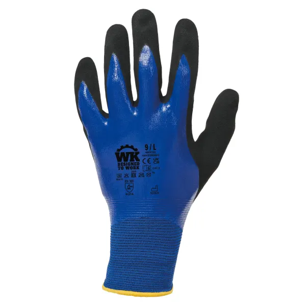 Gants de manutention en environnements humides porté — vue 1