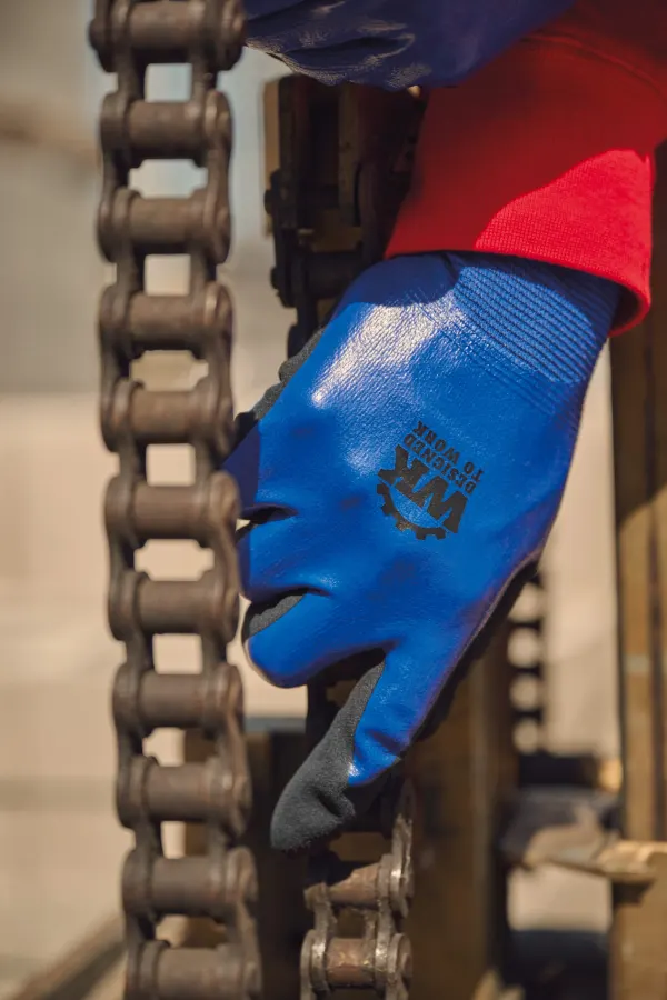 Gants de manutention en environnements humides porté — vue 2