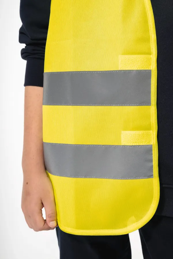 Gilet de visibilité enfant porté — vue 4