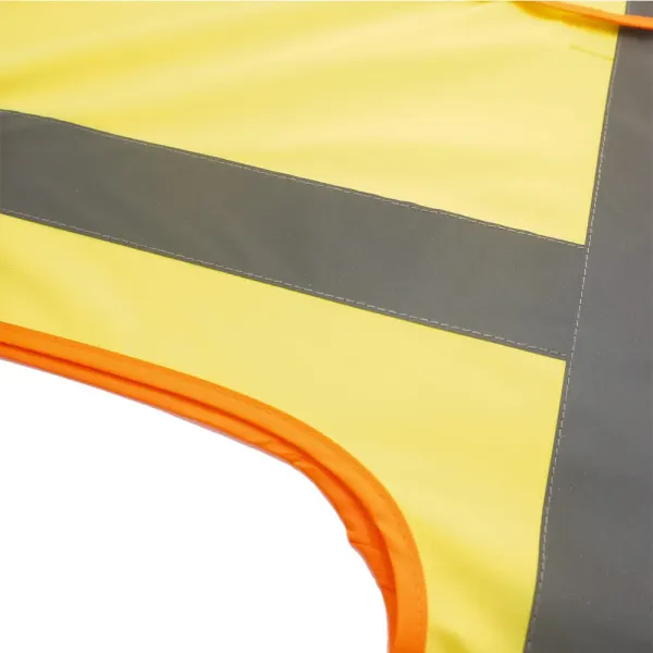 Gilet haute visibilité bicolore porté — vue 2