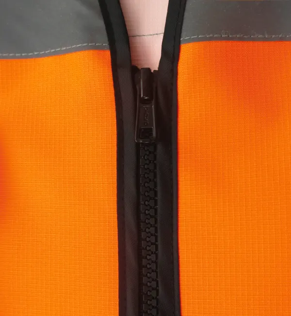 Gilet haute visibilité rip stop porté — vue 2