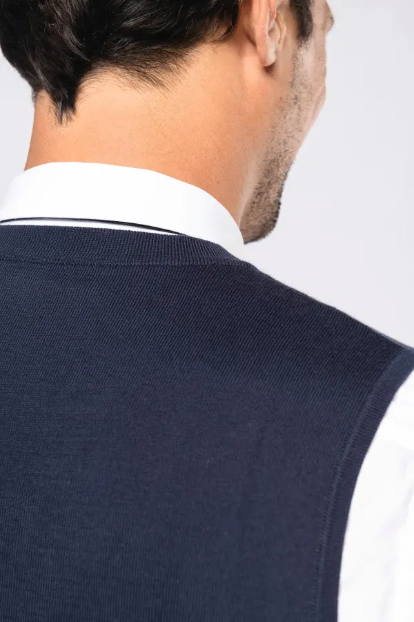 Gilet Supima® homme porté — vue 3
