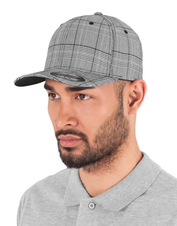 Glen Check Cap porté — vue 1