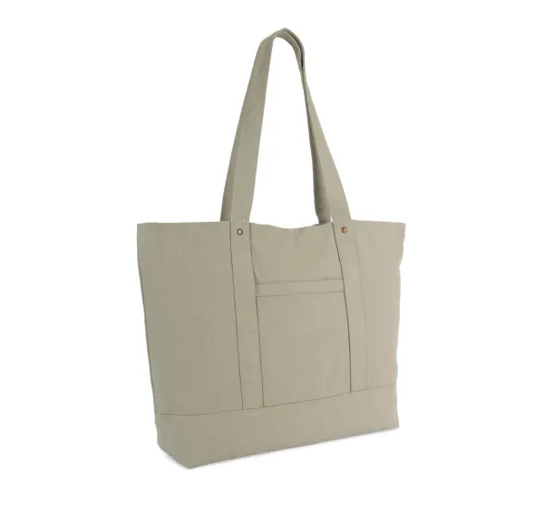 Grand sac shopping à poche latérale porté — vue 4