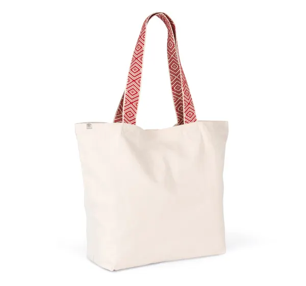 Grand sac shopping recyclé porté — vue 2