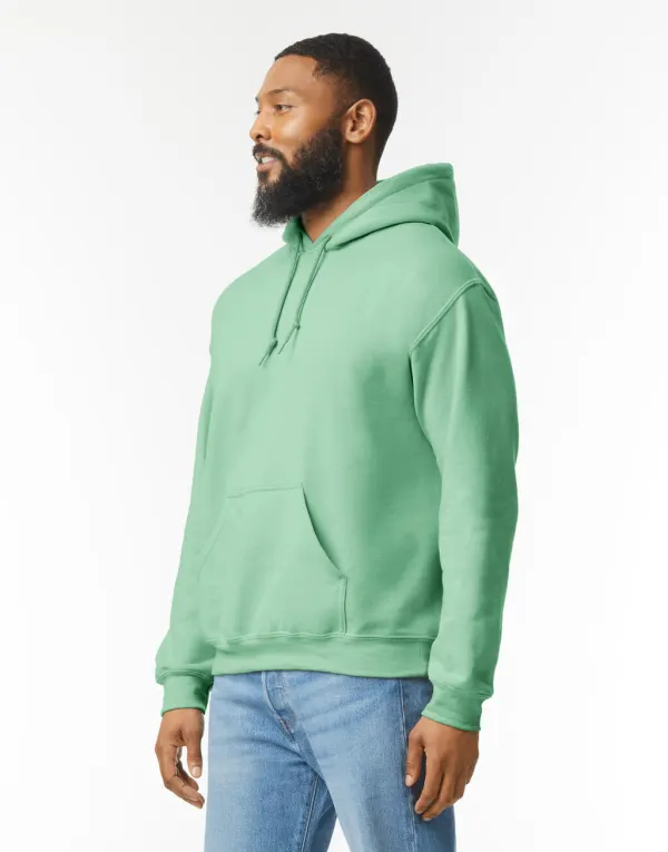 Heavy Blend Adult Hooded Sweatshirt porté — vue 1