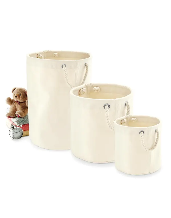 Heavy Canvas Storage Trug porté — vue 3