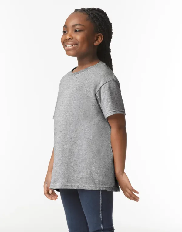 Heavy Cotton Youth T-Shirt porté — vue 1