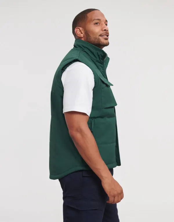 Heavy Duty Workwear Gilet porté — vue 1