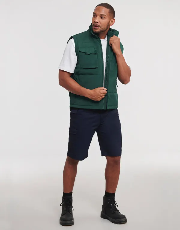 Heavy Duty Workwear Gilet porté — vue 2