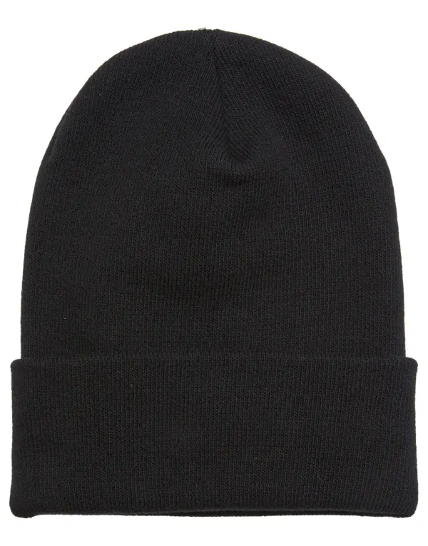 Heavyweight Organic Long Beanie porté — vue 1