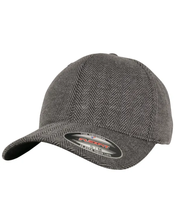 Heringbone Melange Cap porté — vue 1