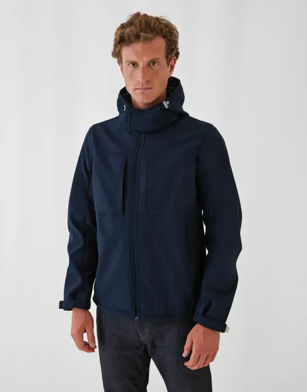 Hooded Softshell/men porté — vue 1