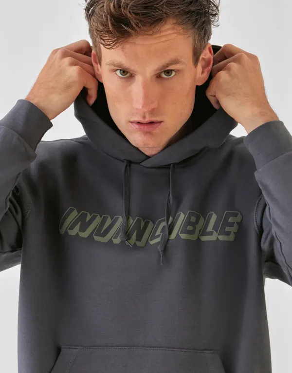 Hooded Sweatshirt (WU620) porté — vue 1
