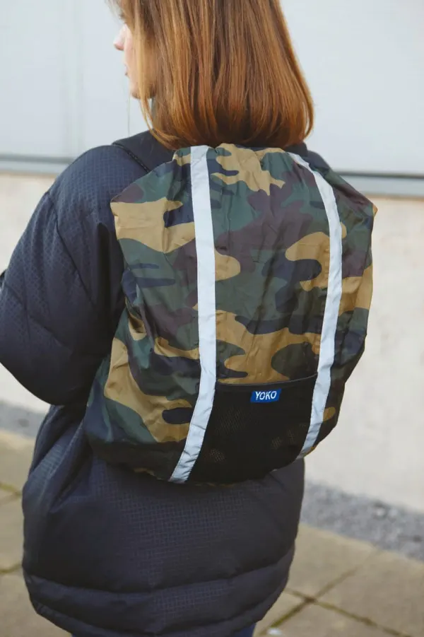 Housse de protection imperméable pour sac à dos porté — vue 1