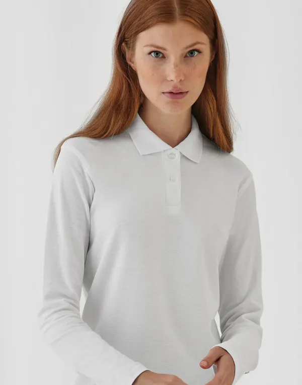 ID.001 LSL /women Polo porté — vue 1