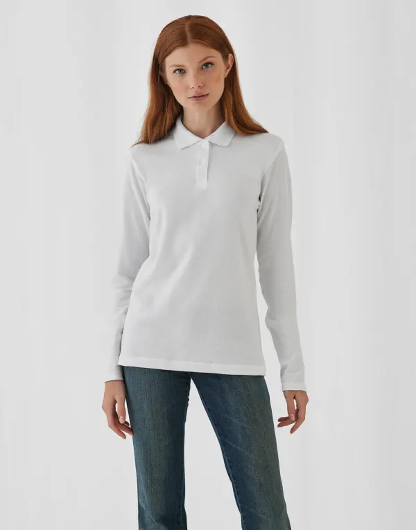 ID.001 LSL /women Polo porté — vue 2