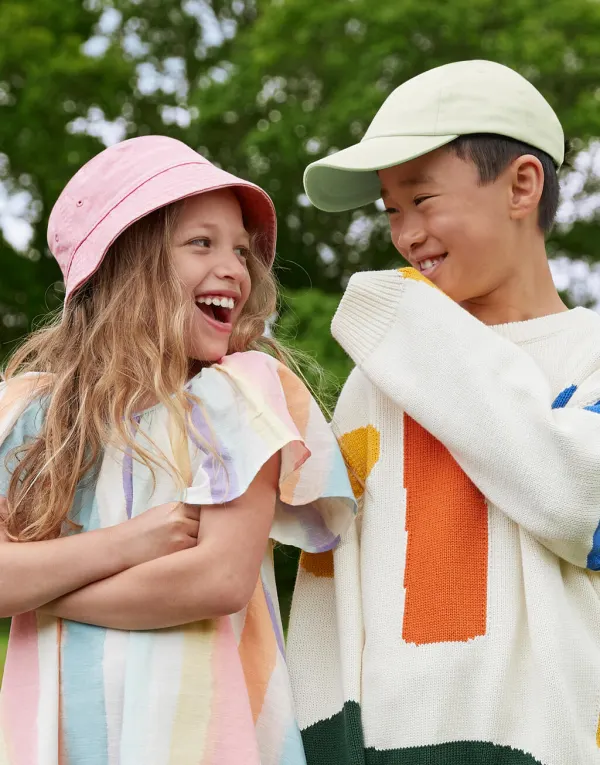 Junior Low Profile 6 Panel Dad Cap porté — vue 1