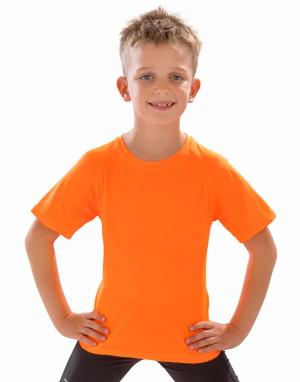 Junior Performance Aircool Tee porté — vue 2