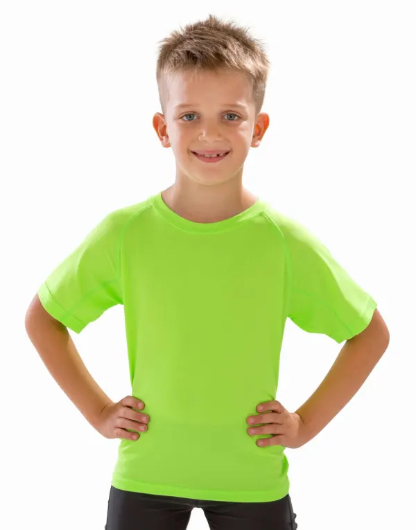 Junior Performance Aircool Tee porté — vue 3