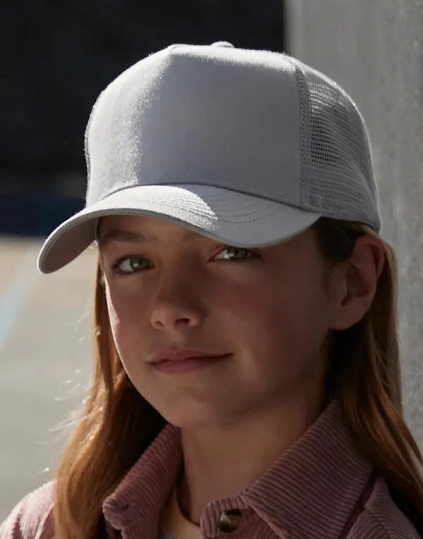 Junior Snapback Trucker porté — vue 3