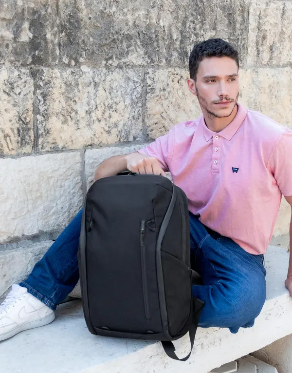 Kassel Executive Laptop Backpack porté — vue 1